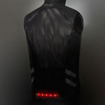 VISIJAX Gilet - Black - Full Back Lights on