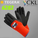 TEGERA®6282 by Ejendals: Synthetic glove, Winter-lined, Latex foam, Cat. II for allround work
