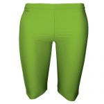 Girls’ & Ladies’ Hi-Stretch Shiny Dancing Shorts - DSTG01S-Fluorescent-green