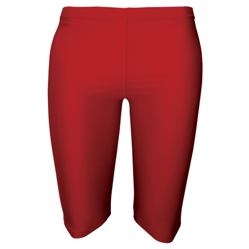 Girls’ & Ladies’ Hi-Stretch Shiny Dancing Shorts - DSTG01S-red