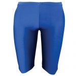Girls’ & Ladies’ Hi-Stretch Shiny Dancing Shorts - Girls’ & Ladies’ Hi-Stretch Shiny Dancing Shorts - DSTG01S-royal-blue