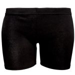 180gsm Girls Stretch Cotton Hot Pants - DSTG02C-black