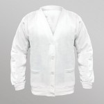 Button-Front Sweat Cardigans-NAVY