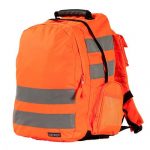 Hi-Vis rucksack - from CKL - £23.15 - 5cm HiVis Tex reflective tape • Reinforced adjustable straps • Waist straps • Padded back panel • Mobile phone pocketWBA905-orange