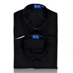 CSHB11-CKL Schoolwear TWINPACK Boys School Shirt L/S-black