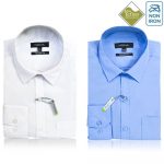 Noma Mens Classic Long Sleeve Shirt NanoTech Fabric - NSHA01