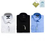 Noma Mens Tailored Classic Long Sleeve Shirt NanoTech Fabric - NSHA01T