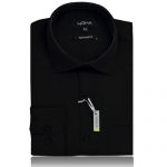 NSHA01T-Noma Men's Tailored Classic Shirt L/S-black