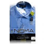 NSHA01T-Noma Men's Tailored Classic Shirt L/S-blue-pck