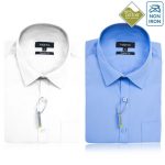 Noma Mens Classic Short Sleeve Shirt NanoTech Fabric - NSHA02