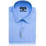 NSHA02-Noma Men's Tailored Classic Shirt S/S-blue