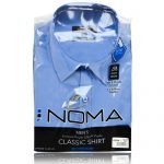 NSHA02-Noma Men's Tailored Classic Shirt S/S-blue-pck
