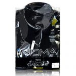 NSHA02T-Noma Men's Tailored Classic Shirt S/S-black-pck