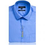 NSHA02T-Noma Men's Tailored Classic Shirt S/S-blue