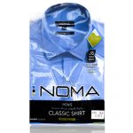 NSHA02T-Noma Men's Tailored Classic Shirt S/S-blue-pck