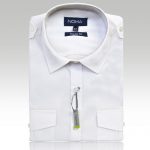 NSHA03-Noma Men's Pilot Shirt L/S-white