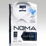 NSHA03-Noma Men's Pilot Shirt L/S-white-pck