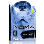 NSHA03T-Noma Men's Tailored Pilot Shirt L/S-blue-pck