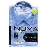 NSHA04T-Noma Men's Pilot Shirt S/S-blue-pck
