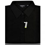 NSHL02F-Noma Ladies Classic Fitted Shirt S/S-black