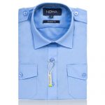 NSHL03-Noma Ladies Classic Shirt L/S-blue