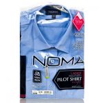 NSHL04-Noma Ladies Pilot Shirt S/S-blue-pck