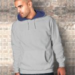 TSA07-280g 50/50 PC Contrast Hooded Raglan Sweats