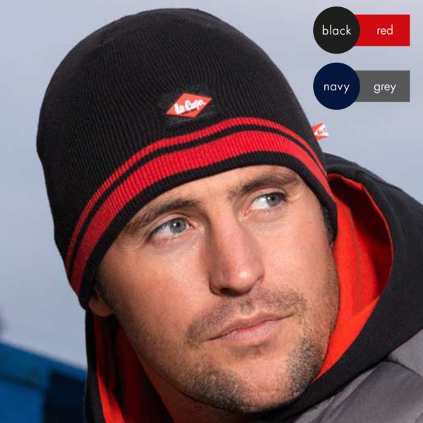 Flat Knit Tipped Beanie LCACC602