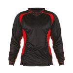 Kids Football Kit - TFKK01-black-red