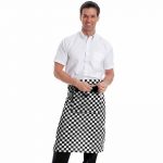 245gsm Waist Apron with Pocket - WAPA01-black-chess