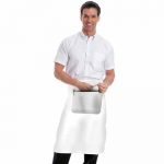 245gsm Waist Apron with Pocket - WAPA01-white