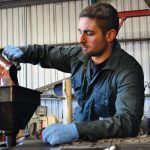 Stud-Front Boiler Suit - WBSA344