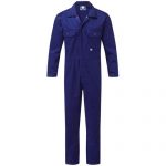 Stud-Front Boiler Suit - WBSA344-royal-blue