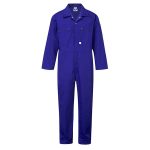 240g Zip-Front Coverall - WBSA366-royal Workwear