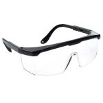 Classic Safety Polycarbonate Eye Screen - WGOA33-Clear-Lens,-Black-Temple