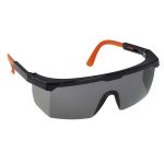 Classic Safety Polycarbonate Eye Screen - WGOA33-Smoke-Lens,-Black-Temple