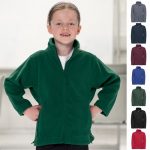 Kids Heavy Full Zip Outdoor Fleece - JFK870