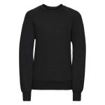 Kids Classic Raglan Crew Sweatshirt - JSK762-black