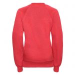 Kids Classic Raglan Crew Sweatshirt - JSK762-bright-red-back