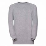 Kids Classic Raglan Crew Sweatshirt - JSK762-light-oxford
