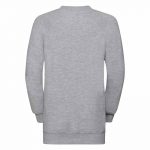 Kids Classic Raglan Crew Sweatshirt - JSK762-light-oxford-back