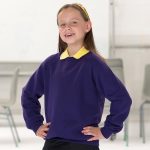 Kids Classic Raglan Crew Sweatshirt - JSK762