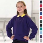 Kids Classic Raglan Crew Sweatshirt - JSK762