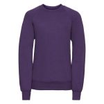 Kids Classic Raglan Crew Sweatshirt - JSK762-purple