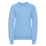 Kids Classic Raglan Crew Sweatshirt - JSK762-sky
