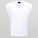 Bowling V-Neck Sleeveless Chunky Knit - PJUA0