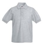 Kids Standard PC Polo - SPK-heather-grey