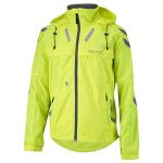 LED Hi-Vis 'Highlight Hooded' Cyclist Equestrian Jacket Yellow