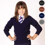 Girls 3/4 Sleeve V-neck Jumper CJUG01