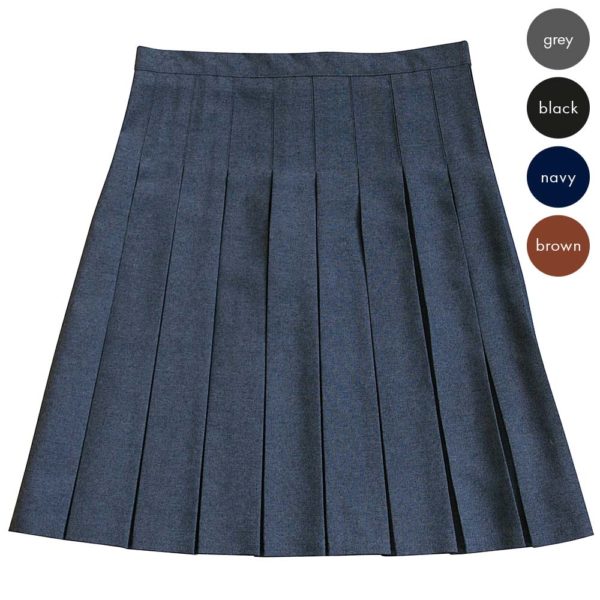 Girls Stitch-Down Pleated Skirt CSKG138